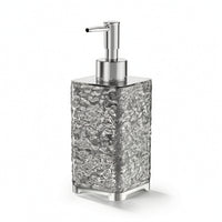 Pump Bottle Textured Container Clear for Countertop, Kitchen