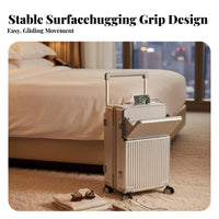 20 Inch Carry-on Suitcase Side Hook Carry-on Luggage Integrated Phone Stand