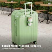 Trolley Suitcase USB Charging Port Suitcase Lightweight for Vacationers