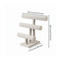 Bracelet Display Stand Velvet Covered Watch Bracelet Stand Multilevel Design