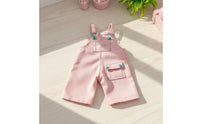 1/8 Doll Bib Overalls Simple to Put on Doll Overalls with Pocket Denim-Styled Clothing for Dollhouse, Photography