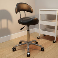 Ergonomic Saddle Chair Rotating Saddle Chair Metal Base