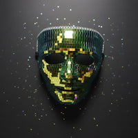 Disco Ball Mask Reflective Party Accessory Halloween