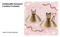 Tiger Tutu Costume Set Skin-Friendly Tiger Tutu Set Strapless Top for Cosplay