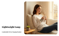 Multicolor Patchwork T-Shirt, Thin Seasonal Round Neck, Fake Two-Piece Long Sleeve Top, Relaxed Pullover for Women