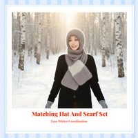 Knit Cap Hat, Thick Knit, Warm, Adjustable, Winter
