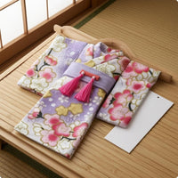 Wide Sleeve Kimono Doll Dress Tassels Kimono Doll Robe Japanese-Inspired