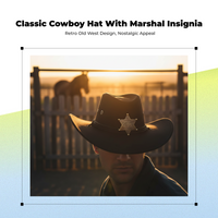 Cowboy Hat, Wide Brim, Sun Protection, Outdoor, Unisex