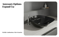 Salon Shampoo Basin Glossy Plastic Shampoo Basin Curved Front Lip