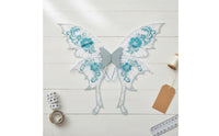 Printed Butterfly Wing Colorful Print Delicate Lace Look Angel Wing Costume for Photoshoot