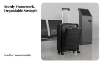 Large Capacity Front-Unfastening Foldable Suitcase Lightweight Front-Unfastening Hard-Shell Suitcase 360° Wheels Luggage Wet and Dry Separation for Travelers, Adults, Women, Business Trips, Vacations, Vacation, Airports