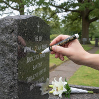 Tombstone Marker Pen Waterproof Memorial Inscription Pen Fast-Drying