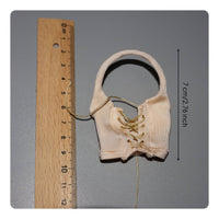 1/6 Doll Crop Top Stretch Material Tied Corset Vest Ice Silk Feel