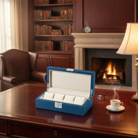 Watch Storage Box Stitched Edges Watch Organizer Box Dust Protection