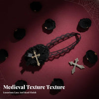 Dark Romantic Lace ocular coveringShaped Design Costume Accessory Soft and Breathable