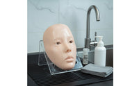 Silicone Makeup Practice Board Realistic Texture 3D Makeup Practice Face for Students, Beginners