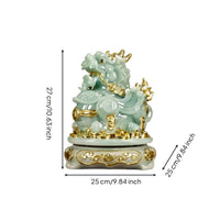 Auspicious Creature Statue Figurine Housewarming Gift Detailed Craftsmanship Feng Shui Wealth Ornament