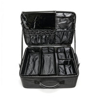 Rolling Makeup Case Wheeled Makeup Case with Wheels Hard-Sided for Hair Stylists