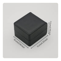 PU Leather Watch Box Matte Finish Luxury Wristwatch Box Custom Emblem