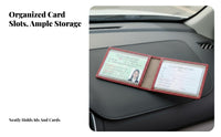 Soft Feel Case Blocking men's Document Holder for Professionals, Commuters