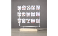 Earring Display Rack Large Capacity Wood Base Jewelry Tree Minimalist Design