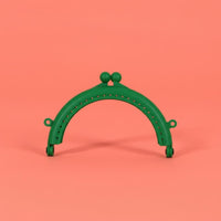 8.5cm Curve Bag Frame Multi-Color Plastic Kiss Lock Frame Lightweight
