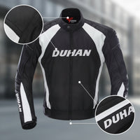 Motorcycle Jacket with Protective Padding Sporty Riding Jacket Apparel Fitted for Riders, Racing