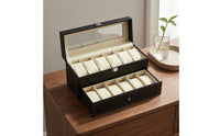 Drawer Watch Box Padded Compartments Watch Drawer Box All-Around Protection