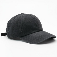 Denim Sport Cap, Adjustable, Unisex, Plain, Relaxed