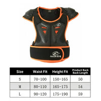 Motorcycle Chest Protector Shock-Absorbing Motocross Back Protector Vest