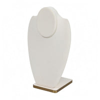 PU Leather Necklace Display Upright PU Leather Bust Display Polished Surface