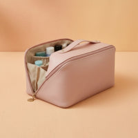 Waterproof Travel Cosmetic Bag Large Capacity Travel Makeup Bag Organized Pockets Portable Makeup Case for Jet Setters, Airplane Security, Gym