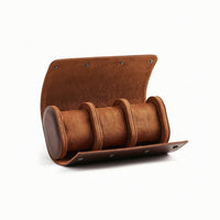 Watch Roll with 3 Slots Portable Organizer Safeguarding for Travelers