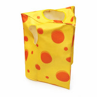 Cheese Costume Pullover Yellow Cheese Tunic Stitched Edges for Holiday Cosplay