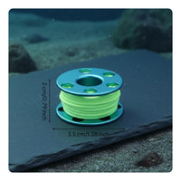 Mini Diving Reel Keychain Lightweight and Portable