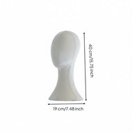 Shoulder Design Pinnable Mannequin Head Stable Base Hat Display Stand Long-Lasting for Cosplayers, Retailers, Retail Shop, Boutique