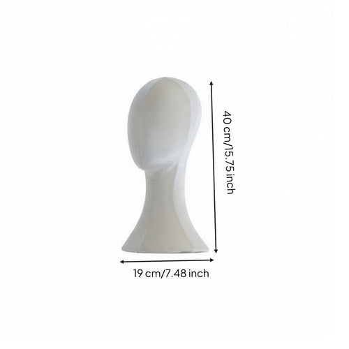 Shoulder Design Pinnable Mannequin Head Stable Base Hat Display Stand Long-Lasting for Cosplayers, Retailers, Retail Shop, Boutique