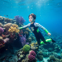 1.5mm Thermal Wetsuit Cold Protection Kids' Full-Piece Wetsuit Single Piece Neoprene Suit 4-Way Stretch for Surfing, Snorkeling
