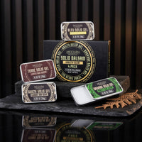 4 Pack Portable Fragrance Salve Solid Fragrance Tin Easy to Apply Personal Care for Office