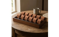 Watch Tray with Suede Inserts Divided Watch Display Tray Padded for Collectors