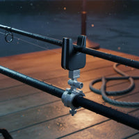 Fishing Rod Bracket Anti-Slip Grip Aluminum Alloy Rod Support Telescopic Fishing Pole Stand Rustproof Easy Setup
