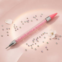 Rhinestone Picker with Steel Tip Double-Headed Tool Reusable for Manicure
