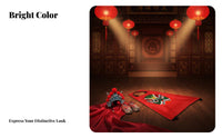 Chinese theatrical face covering Cape Cultural childrene Performance Wear visual-Catching Design