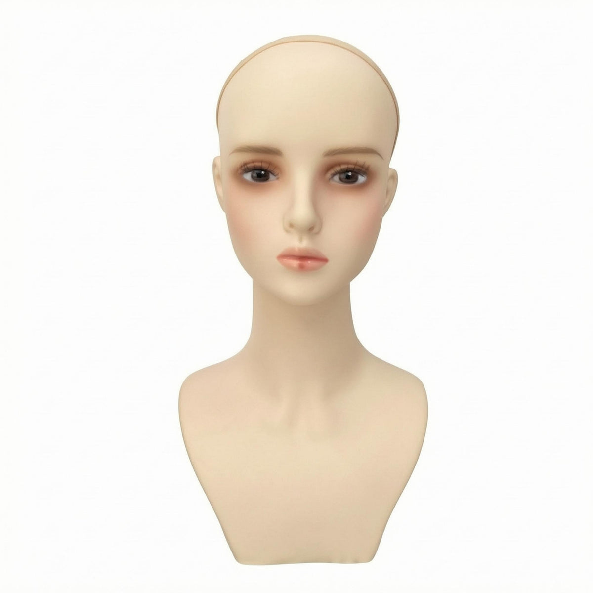 Hairpiece Display Mannequin Head Neck and Torso Hairpiece Mannequin Bust Realistic