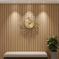 Glowing Burst Wall Sunburst Timepiece Modern Glowing Burst Sunburst Timepiece