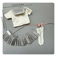 1/6 Scale Sailor Uniform Faithful Design JK Design Doll Outfit JK School Girl Costume for Hobbyists