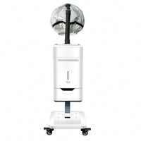 Spa Hair Steamer Drainage Tank Vertical Hair Steamer Beauty Equipment Touch Control Glossy Finish