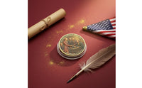 American Independence Commemorative Coin Polished Finish for History Buffs