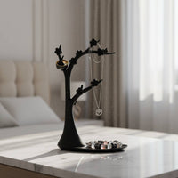 Jewelry Tree Stand Tangle-Tangle-Resistant Storage Tree Branch Jewelry Holder