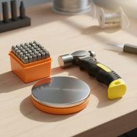 Number and Letter Stamp Set Impressions Letter and Number Stamp Set Permanent Marking Jewelry Stamping Kit for Metalworkers, Workshop